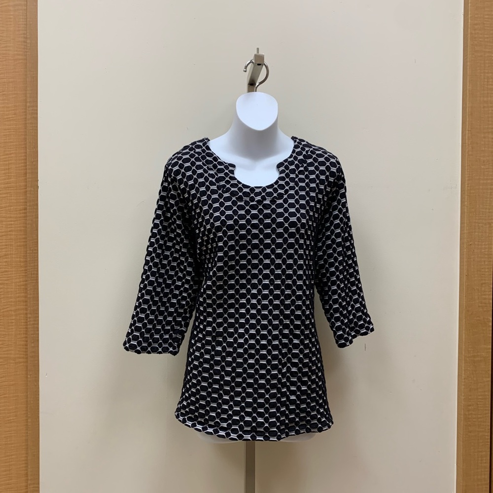 Black & White Blouse
